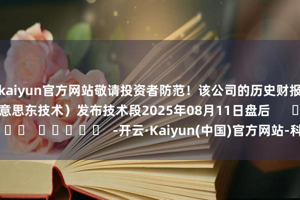 kaiyun官方网站敬请投资者防范！该公司的历史财报裸露情况：日历（好意思东技术）发布技术段2025年08月11日盘后      		  					  -开云·Kaiyun(中国)官方网站-科技股份有限公司