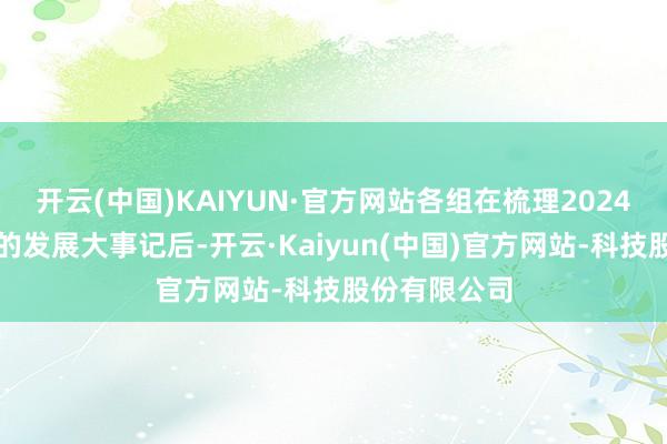 开云(中国)KAIYUN·官方网站各组在梳理2024年矿藏小屋的发展大事记后-开云·Kaiyun(中国)官方网站-科技股份有限公司